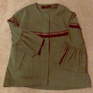 Green army jacket